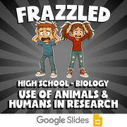 Use of Animals & Humans in Research FRAZZLED Science Game - No Prep Biology