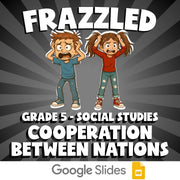 Cooperation Between Nations FRAZZLED Socials Game - No Prep Grade 5 Review