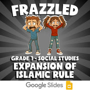 Expansion of Islamic Rule FRAZZLED Socials Game - No Prep Grade 7 Review