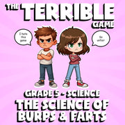 The Science of Burps & Farts THE TERRIBLE GAME - No Prep Grade 5 Science Review