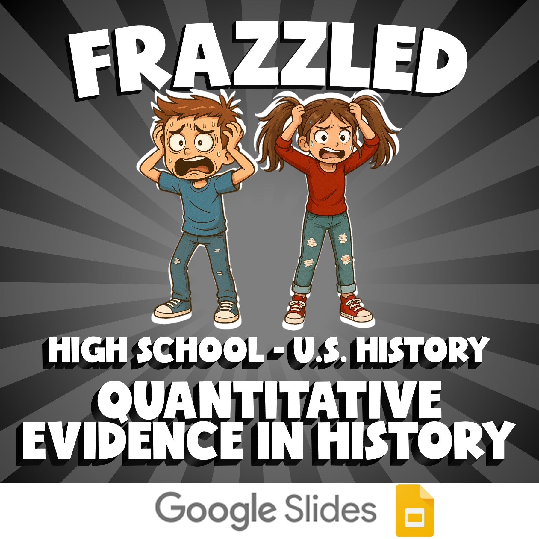 Quantitative Evidence in History FRAZZLED U.S. History Game - No Prep Review