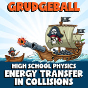 Energy Transfer in Collisions GRUDGEBALL Science Game - No Prep Physics Review