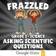 Asking Scientific Questions FRAZZLED Science Game - No Prep Grade 3 Review