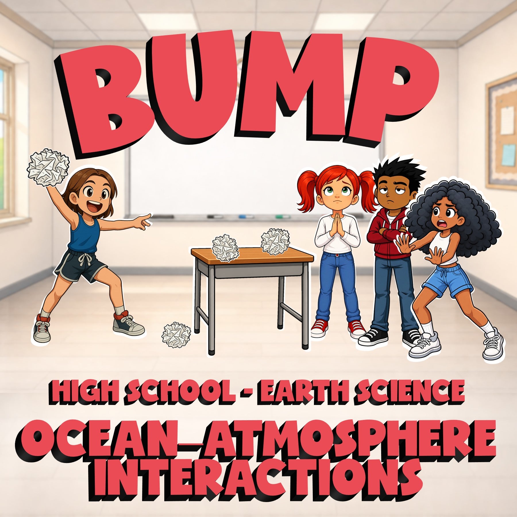 Ocean–Atmosphere Interactions BUMP Game - No Prep Earth Science Review Activity