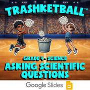 Asking Scientific Questions TRASHKETBALL Science Game - No Prep Grade 4 Review