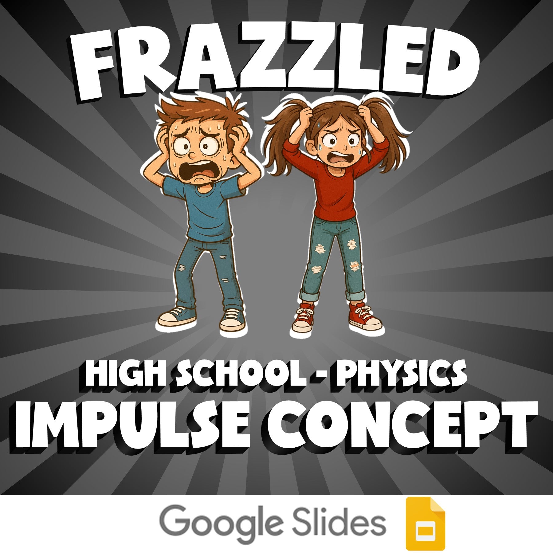 Impulse Concept FRAZZLED Science Game - No Prep Physics Review Activity
