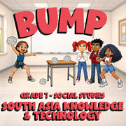 South Asia Knowledge & Technology BUMP Socials Game - No Prep Grade 7 Review