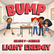 Light Energy BUMP Science Game - No Prep Grade 9 Review Activity