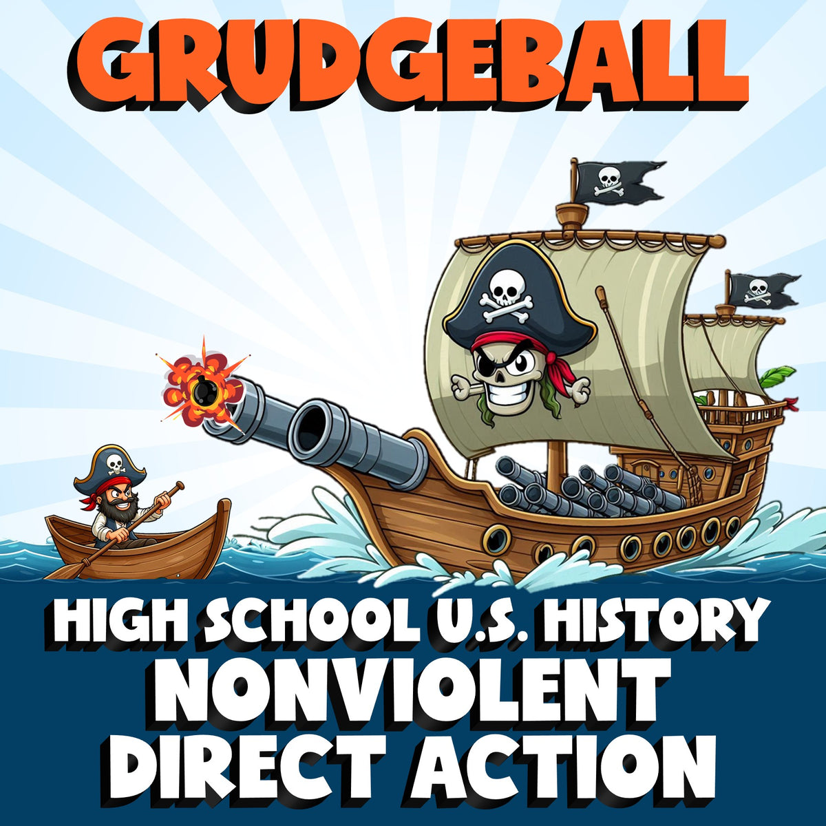 Nonviolent Direct Action GRUDGEBALL U.S. History Game - No Prep Review Activity