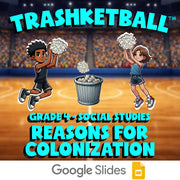 Reasons for Colonization TRASHKETBALL Socials Game - No Prep Grade 4 Review