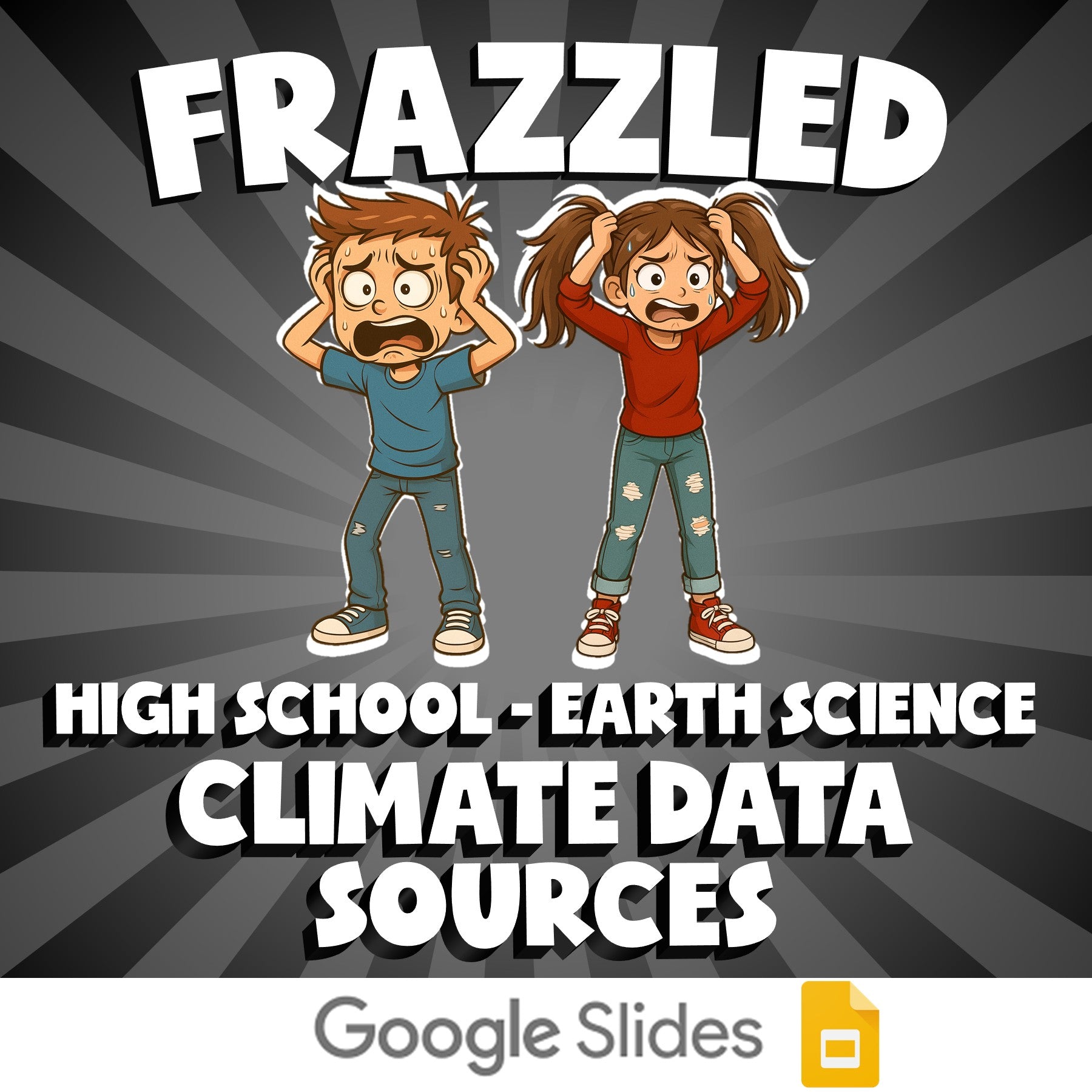Climate Data Sources FRAZZLED Game - No Prep Earth Science Review Activity