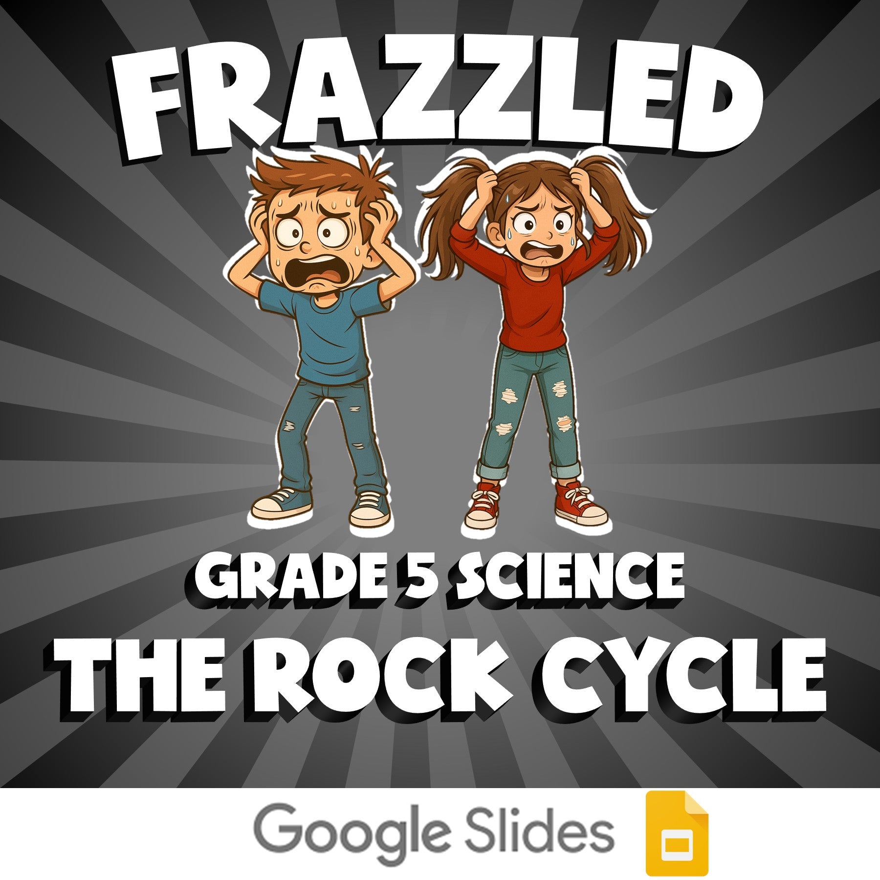 The Rock Cycle FRAZZLED Science Game - No Prep Grade 5 Review Activity