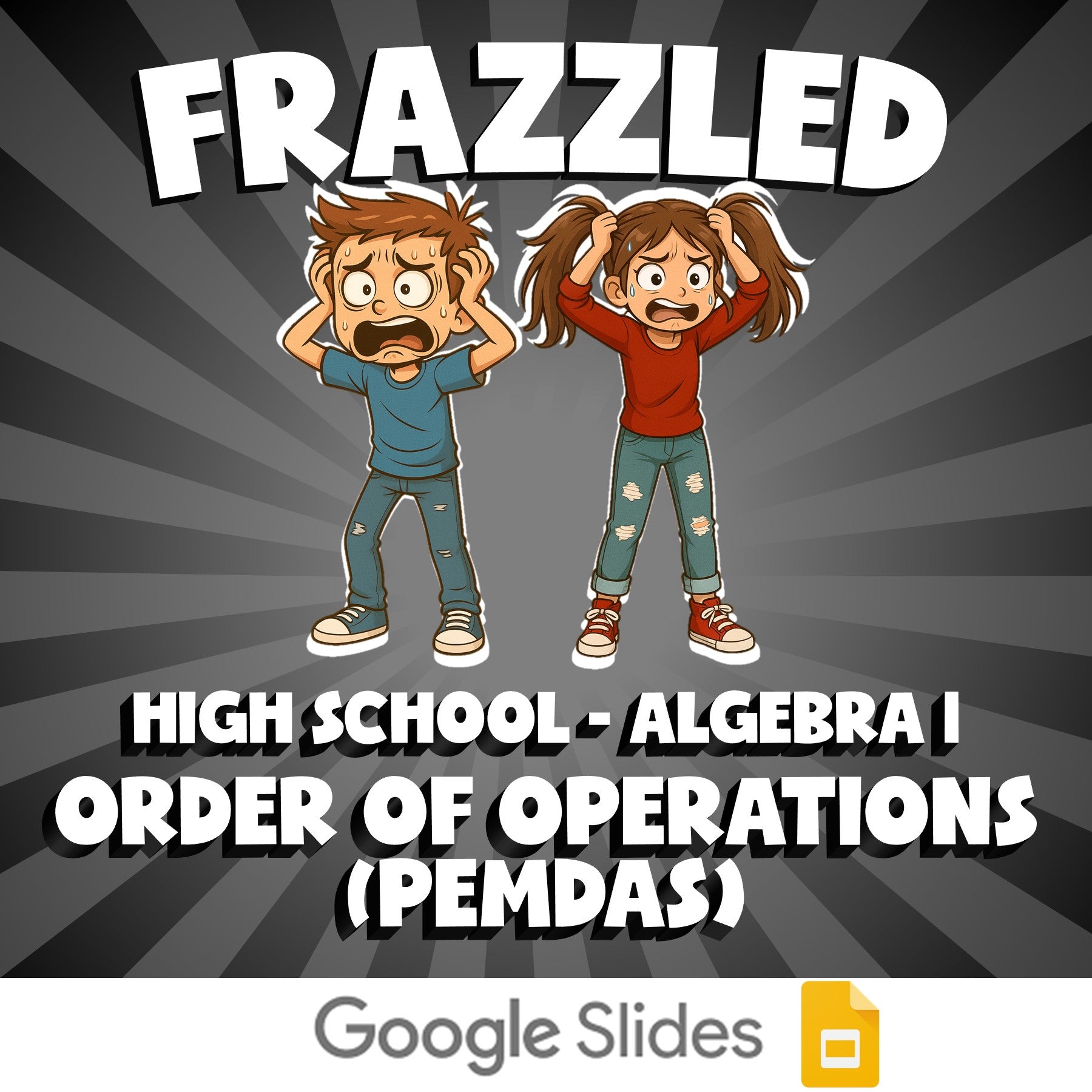 Order of Operations (PEMDAS) FRAZZLED Math Game - No Prep Algebra 1 Review