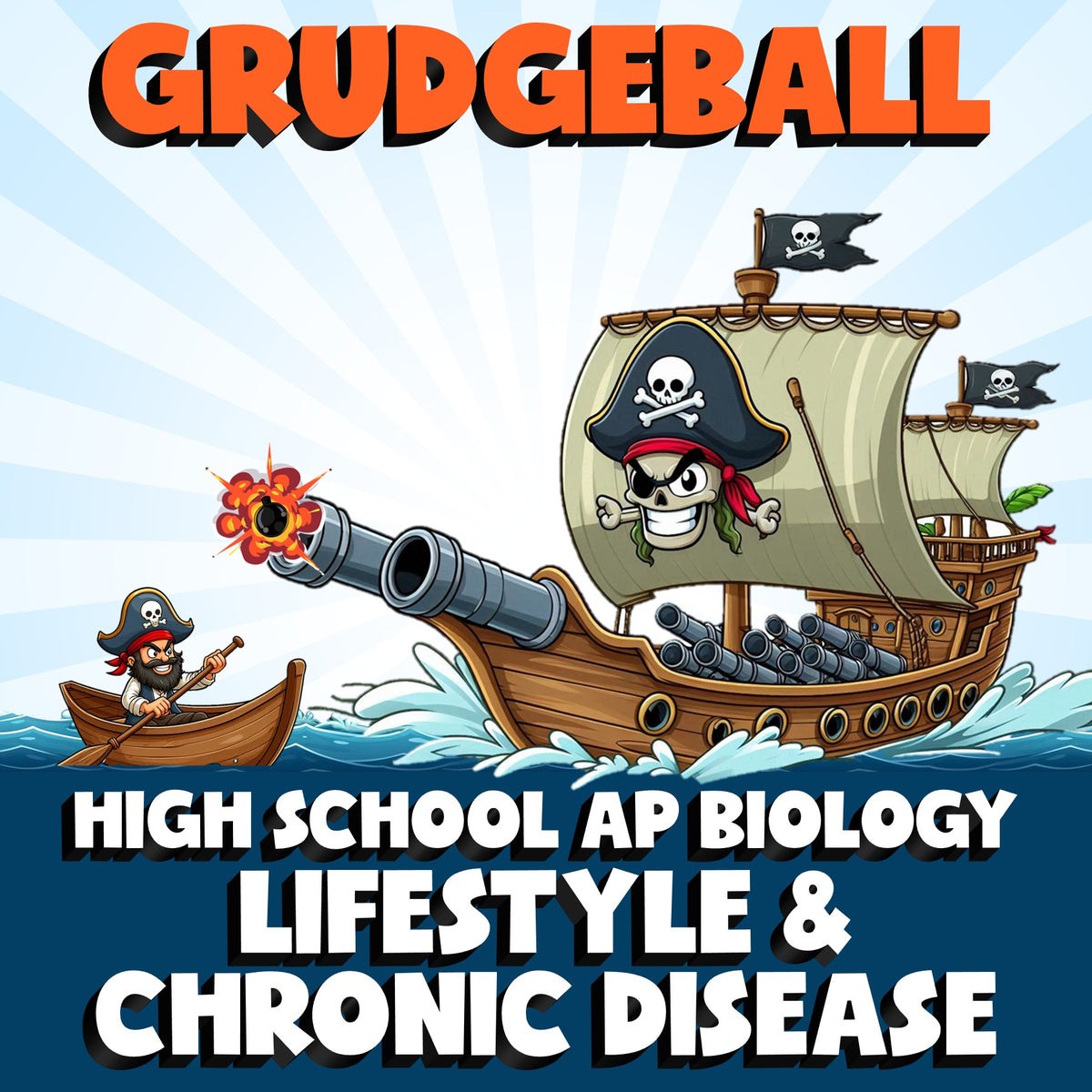 Lifestyle & Chronic Disease GRUDGEBALL Science Game - No Prep AP Biology Review