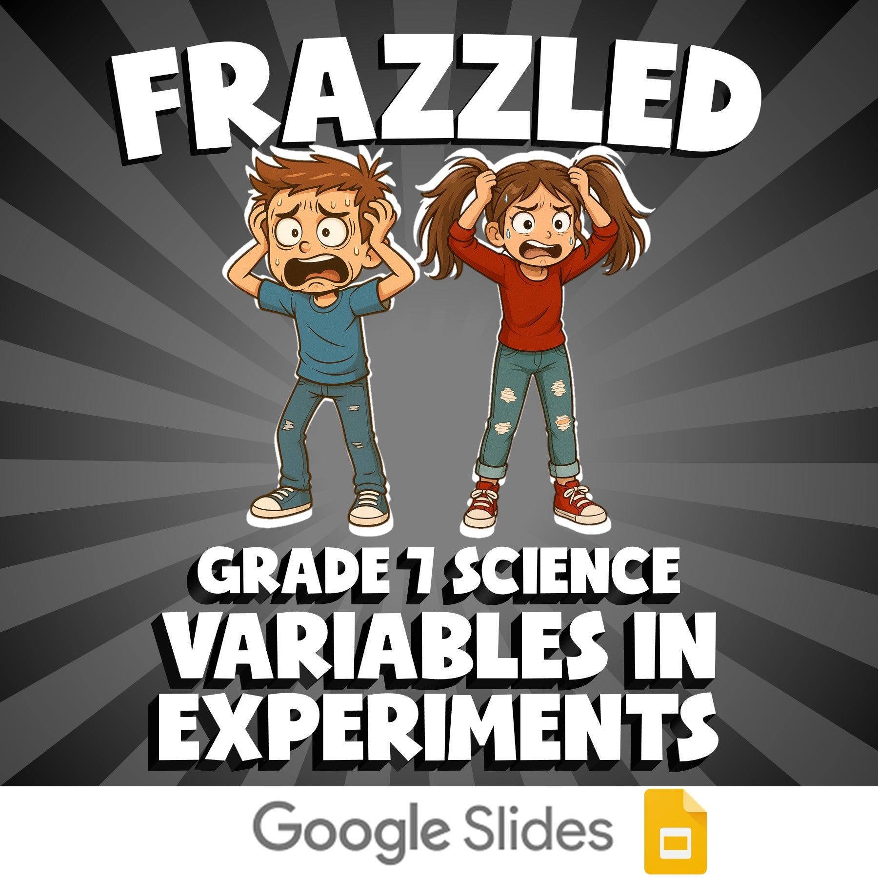 Variables in Experiments FRAZZLED Science Game - No Prep Grade 7 Review Activity