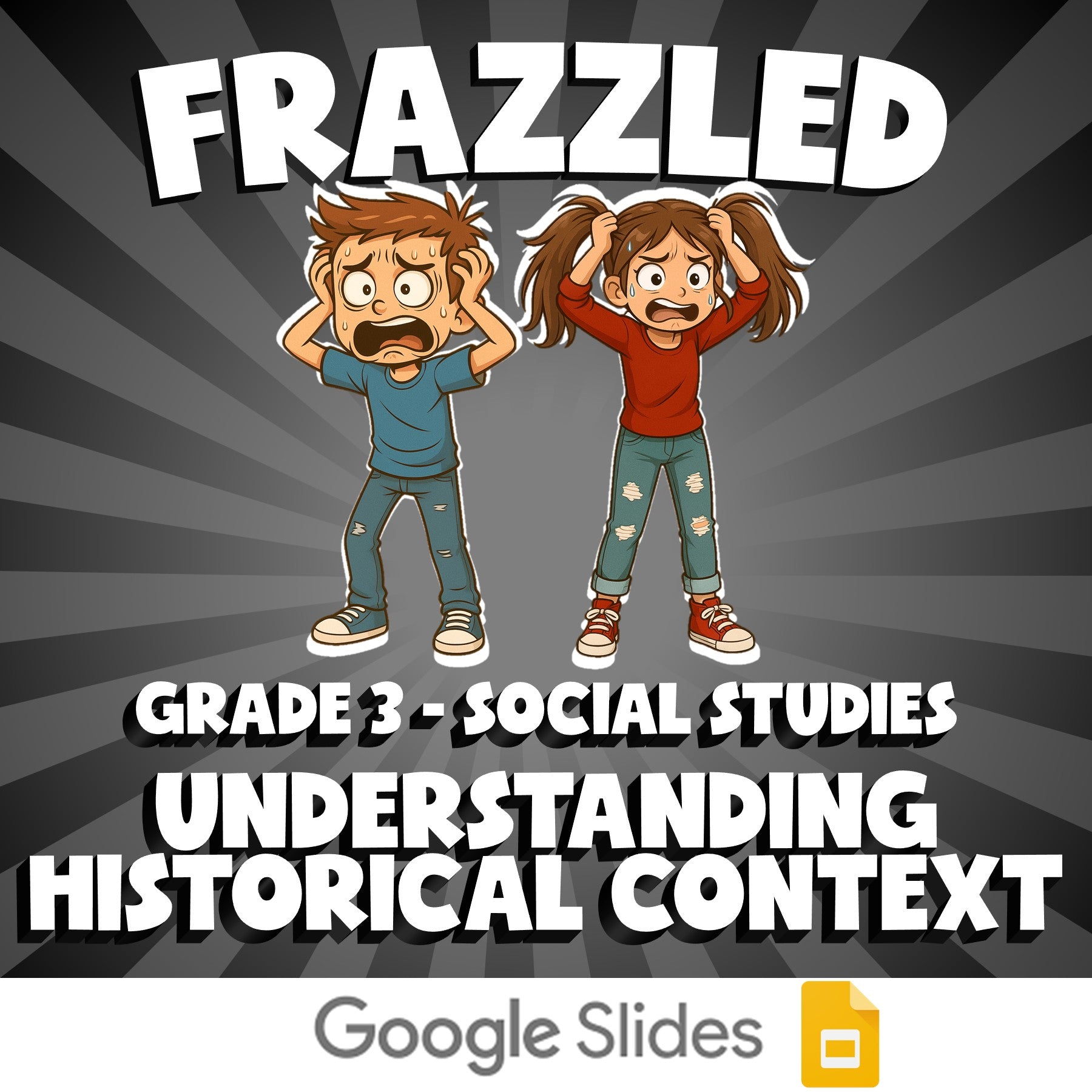 Understanding Historical Context FRAZZLED Socials Game - No Prep Grade 3 Review