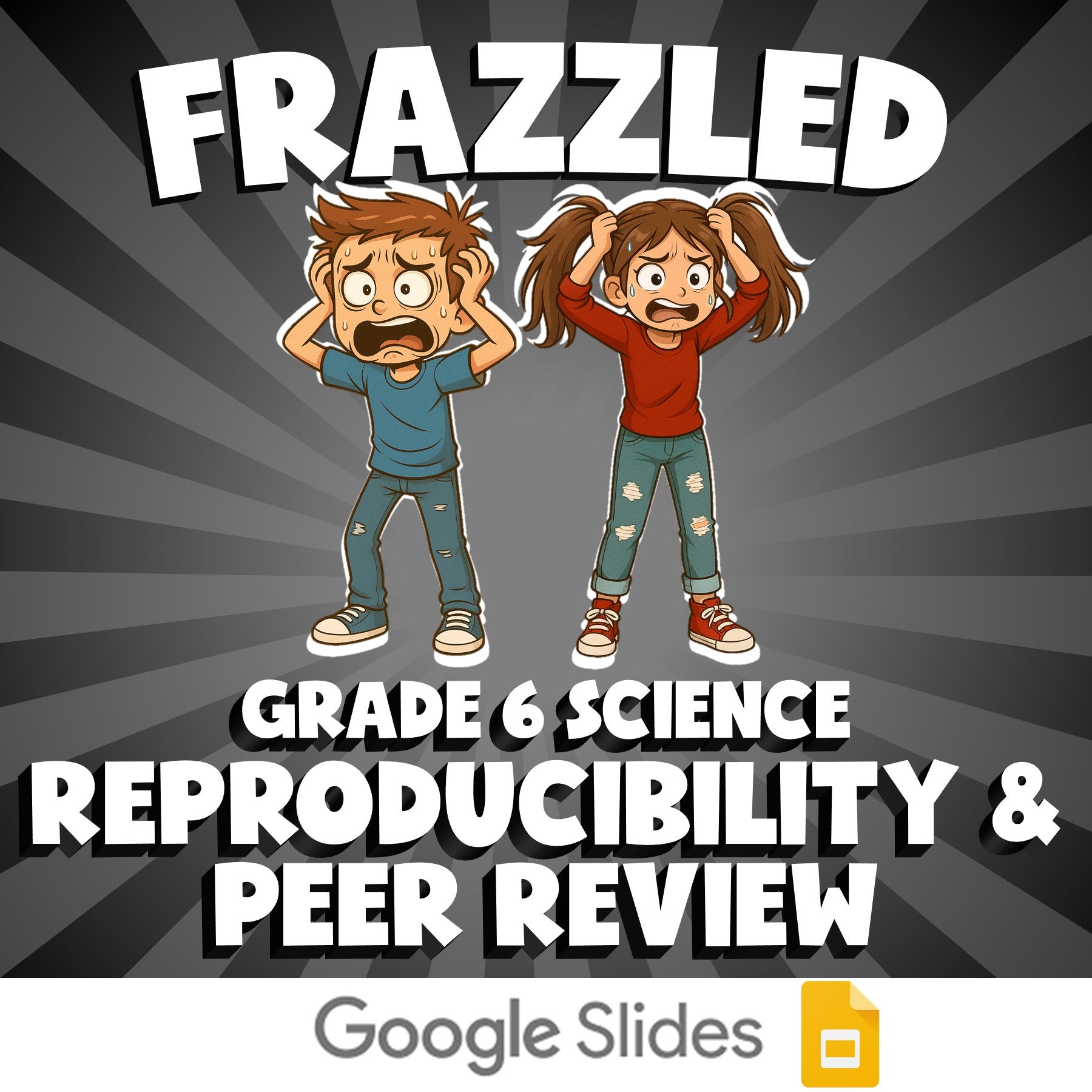 Reproducibility & Peer Review FRAZZLED Science Game - No Prep Grade 6 Review