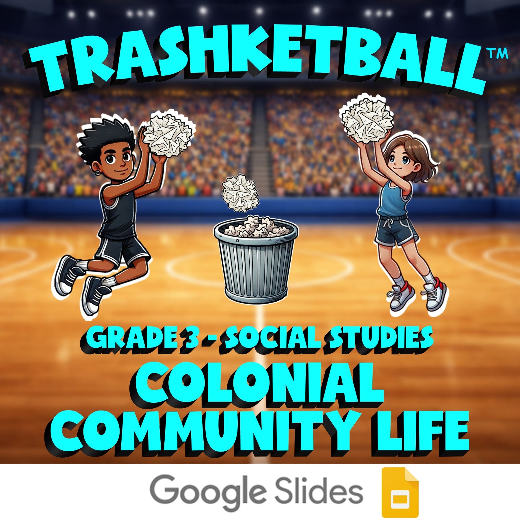Colonial Community Life TRASHKETBALL Socials Game - No Prep Grade 3 Review