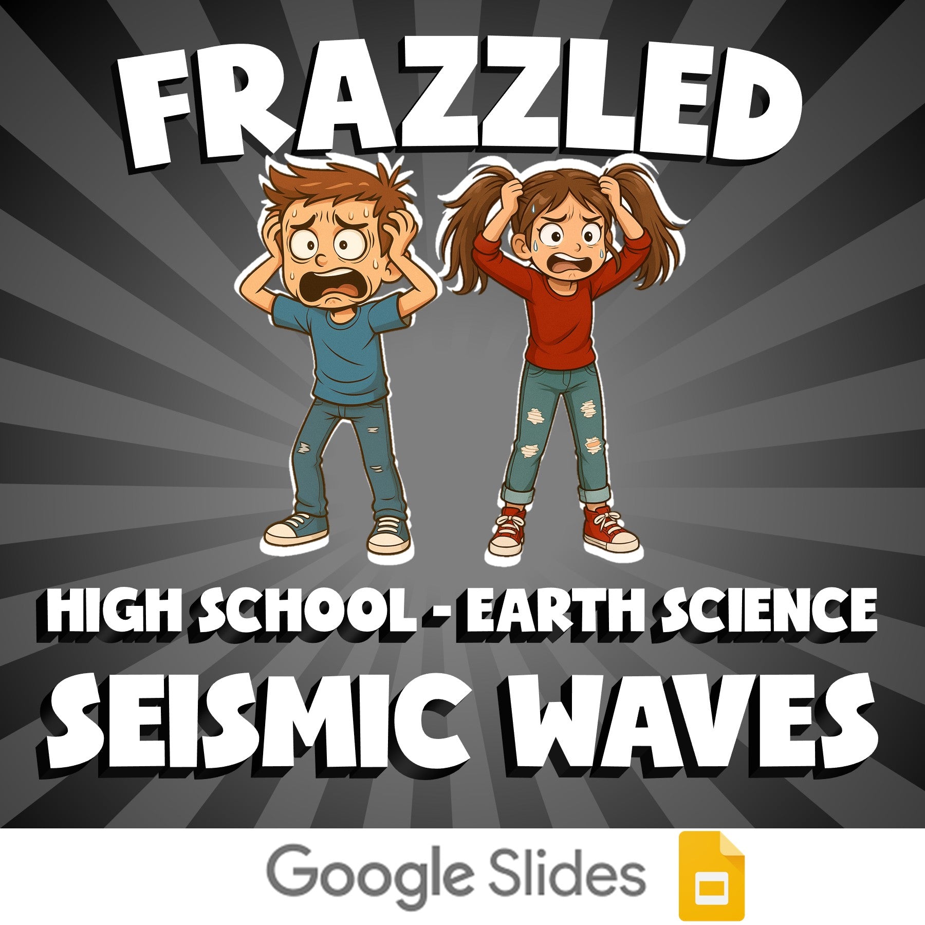 Seismic Waves FRAZZLED Game - No Prep Earth Science Review Activity
