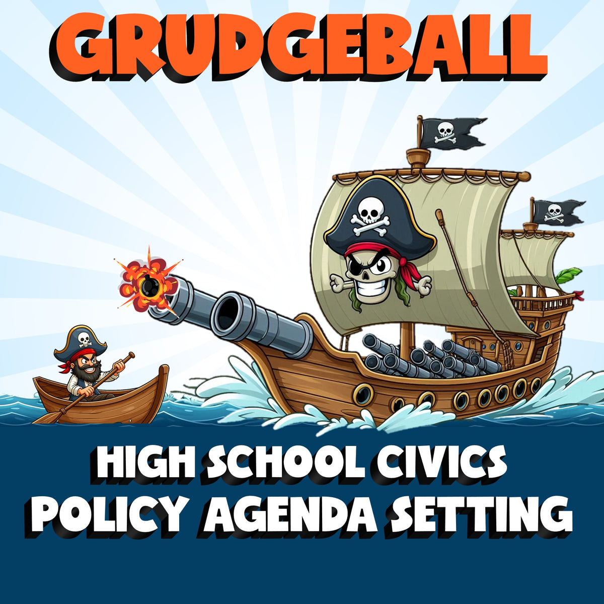 Policy Agenda Setting GRUDGEBALL Civics Game - No Prep Review Activity
