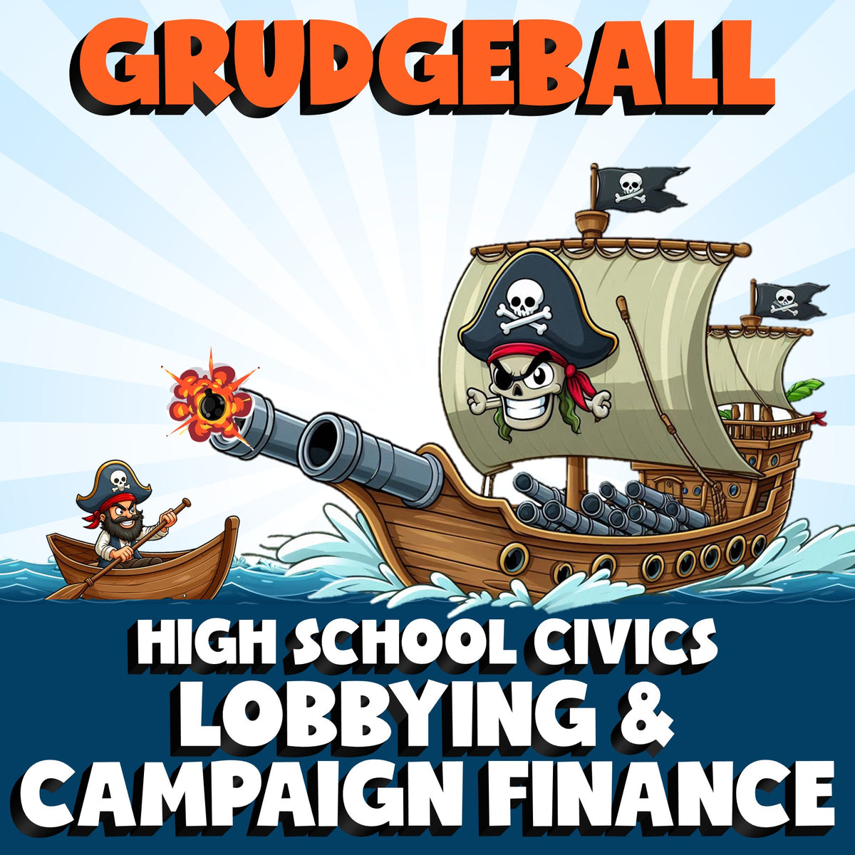 Lobbying & Campaign Finance GRUDGEBALL Civics Game - No Prep Review Activity