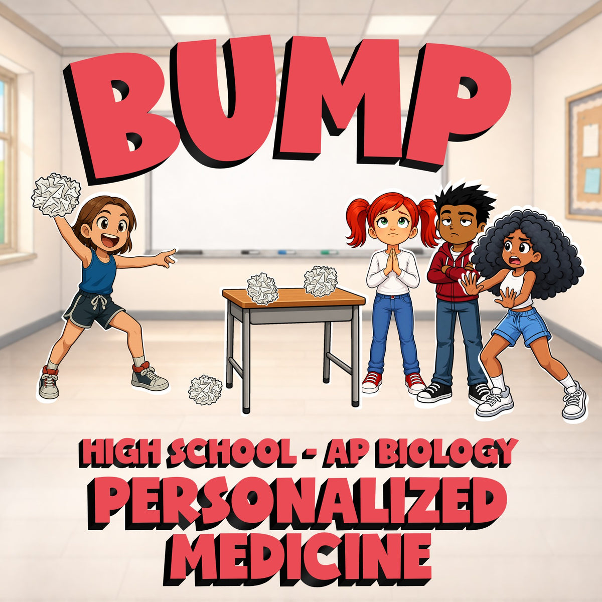 Personalized Medicine BUMP Science Game - No Prep AP Biology Review Activity