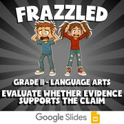 Evaluate Whether Evidence Supports the Claim FRAZZLED ELA Game - Grade 11