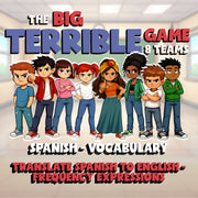 Translate Spanish to English - Frequency Expressions BIG TERRIBLE GAME - Spanish