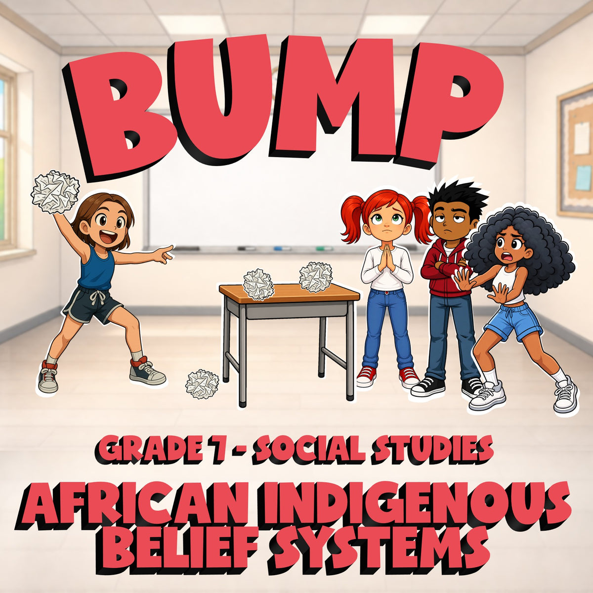 African Indigenous Belief Systems BUMP Socials Game - No Prep Grade 7 Review