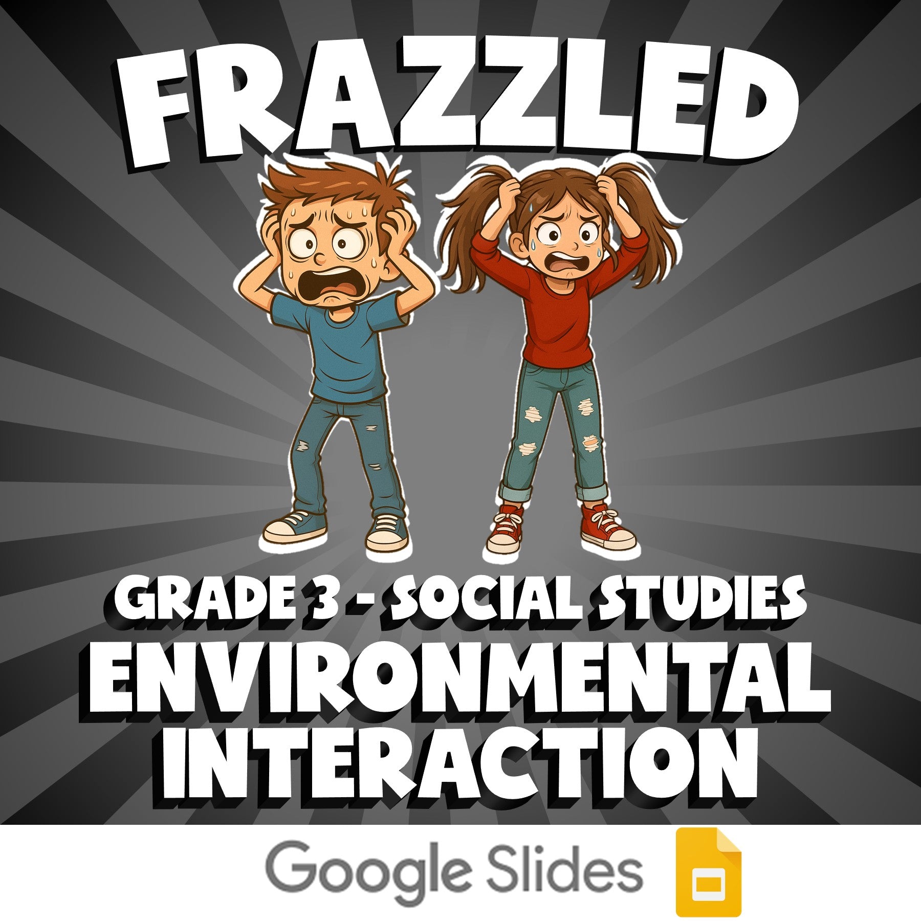 Environmental Interaction FRAZZLED Socials Game - No Prep Grade 3 Review