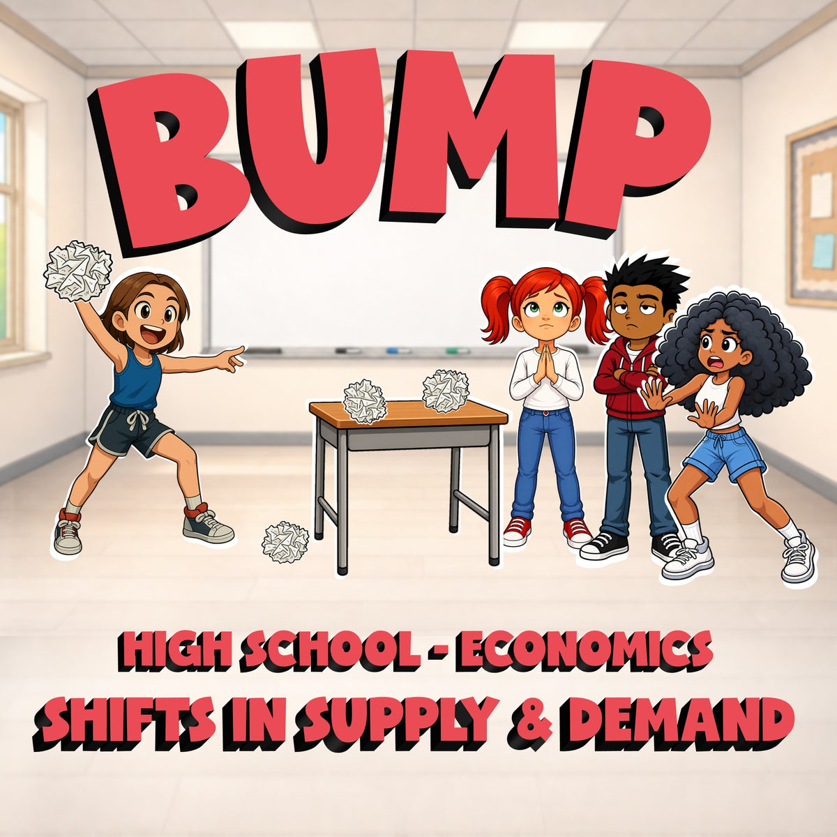 Shifts in Supply & Demand BUMP Economics Game - No Prep Review Activity