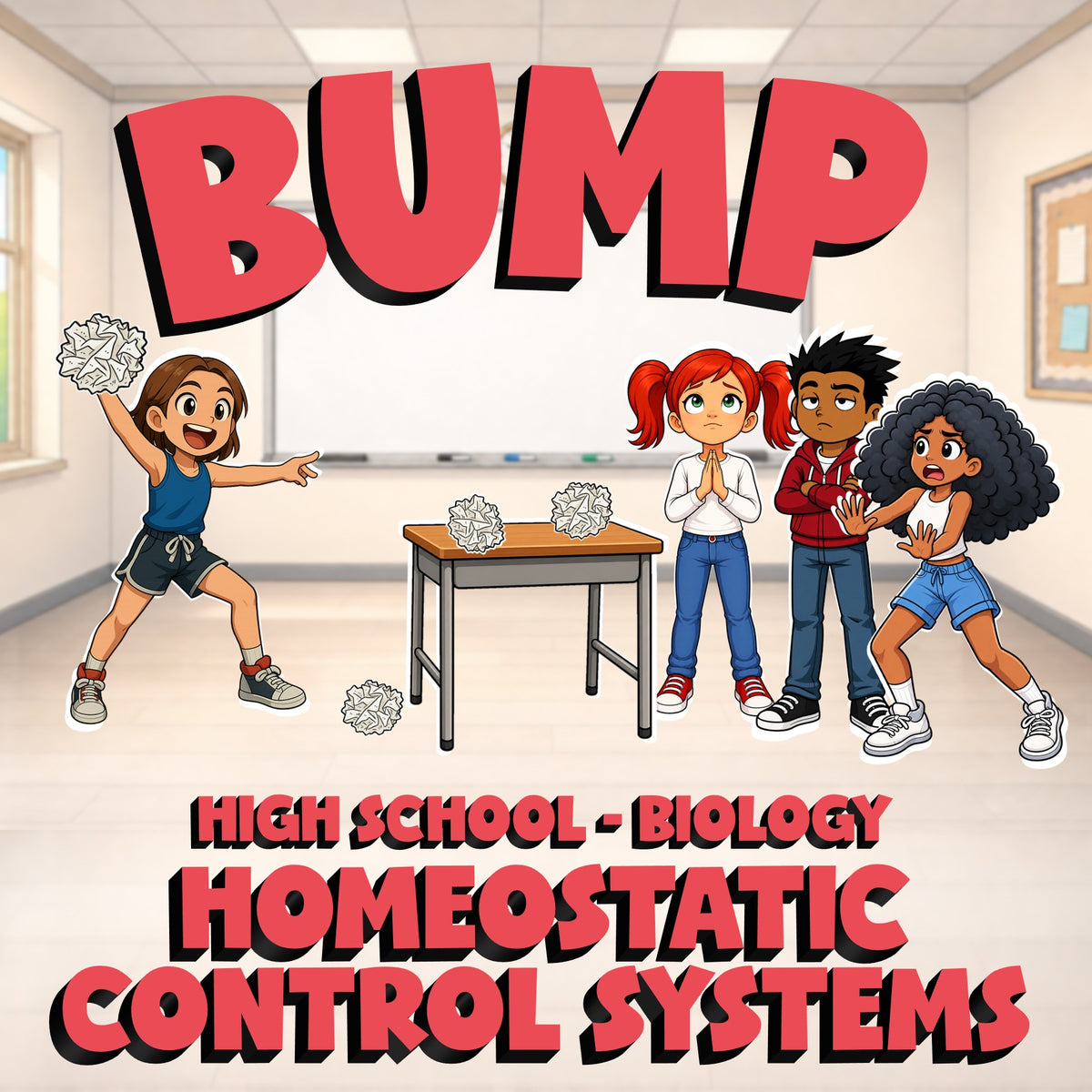 Homeostatic Control Systems BUMP Science Game - No Prep Biology Review Activity