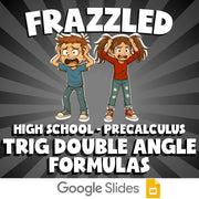 Trig Double Angle Formulas FRAZZLED Math Game - No Prep PreCalculus Review