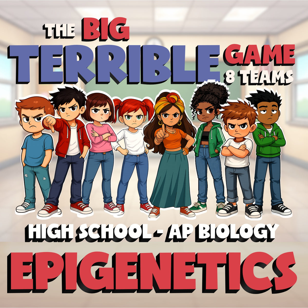 Epigenetics BIG TERRIBLE GAME - No Prep AP Biology Science Review Activity