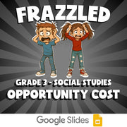 Opportunity Cost FRAZZLED Socials Game - No Prep Grade 3 Review Activity