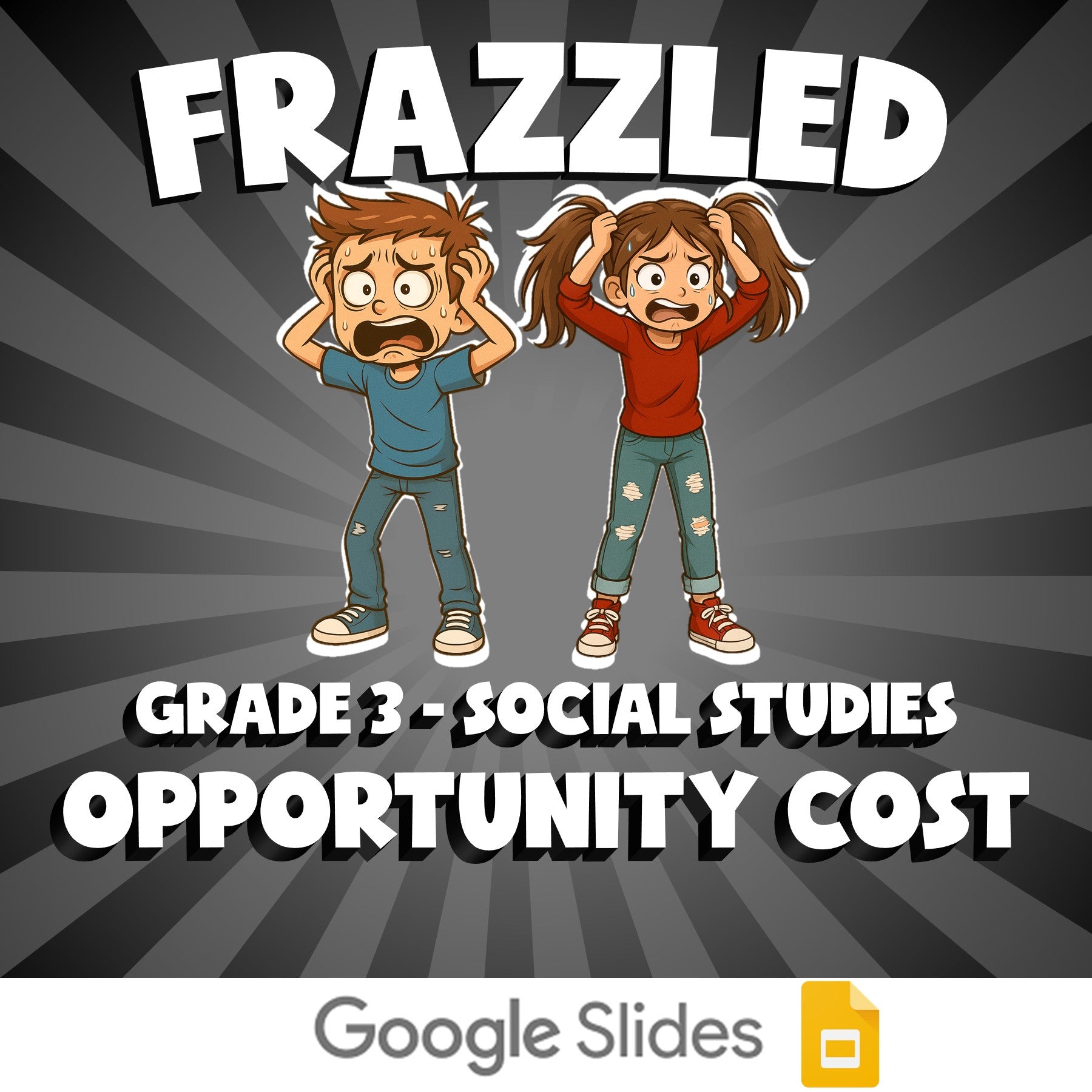 Opportunity Cost FRAZZLED Socials Game - No Prep Grade 3 Review Activity