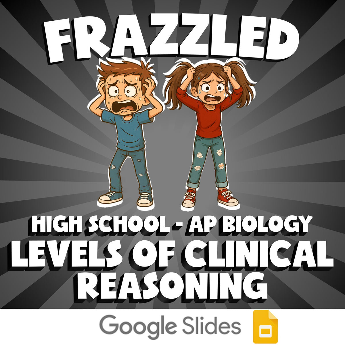 Levels of Clinical Reasoning FRAZZLED Science Game - No Prep AP Biology Review