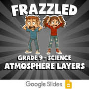 Atmosphere Layers FRAZZLED Science Game - No Prep Grade 9 Review Activity