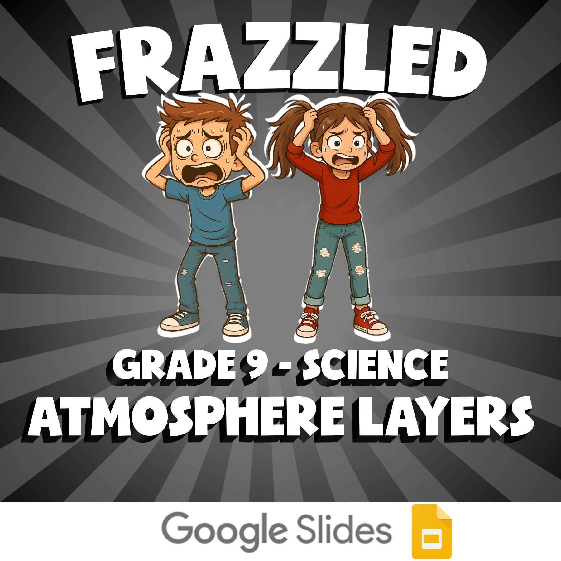 Atmosphere Layers FRAZZLED Science Game - No Prep Grade 9 Review Activity