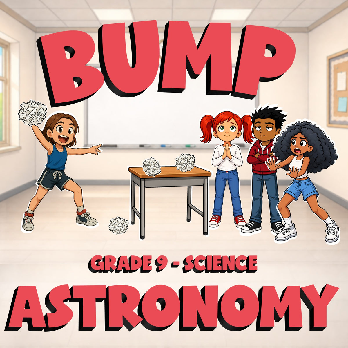 Astronomy BUMP Science Game - No Prep Grade 9 Review Activity