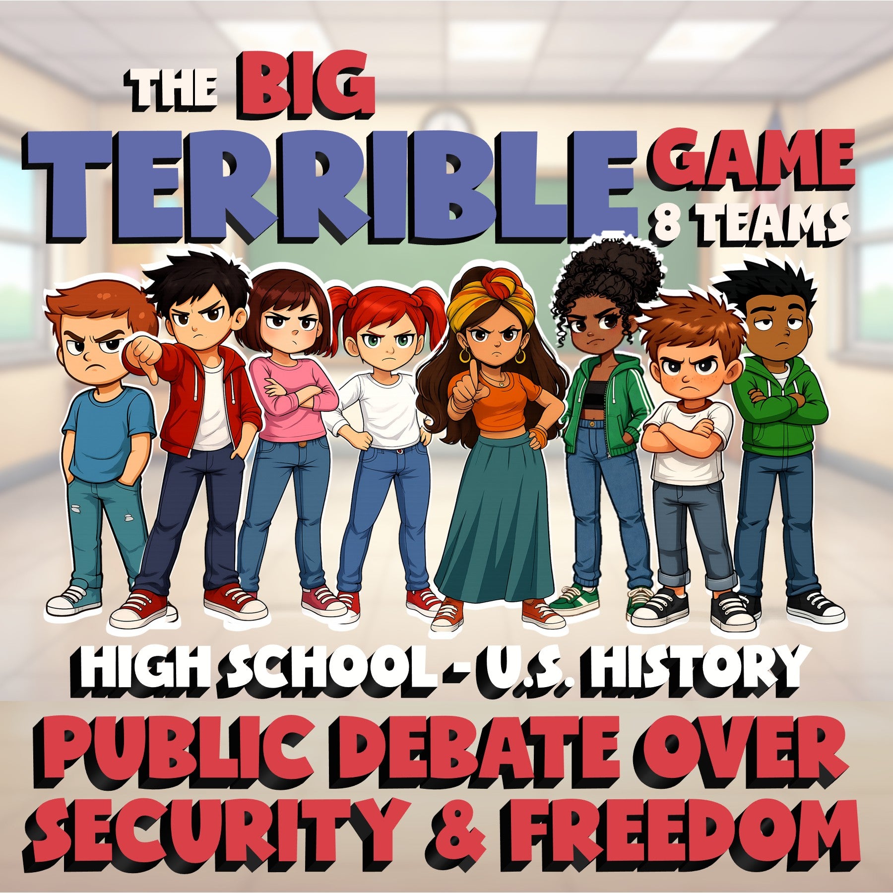 Public Debate Over Security & Freedom BIG TERRIBLE GAME - U.S. History Review