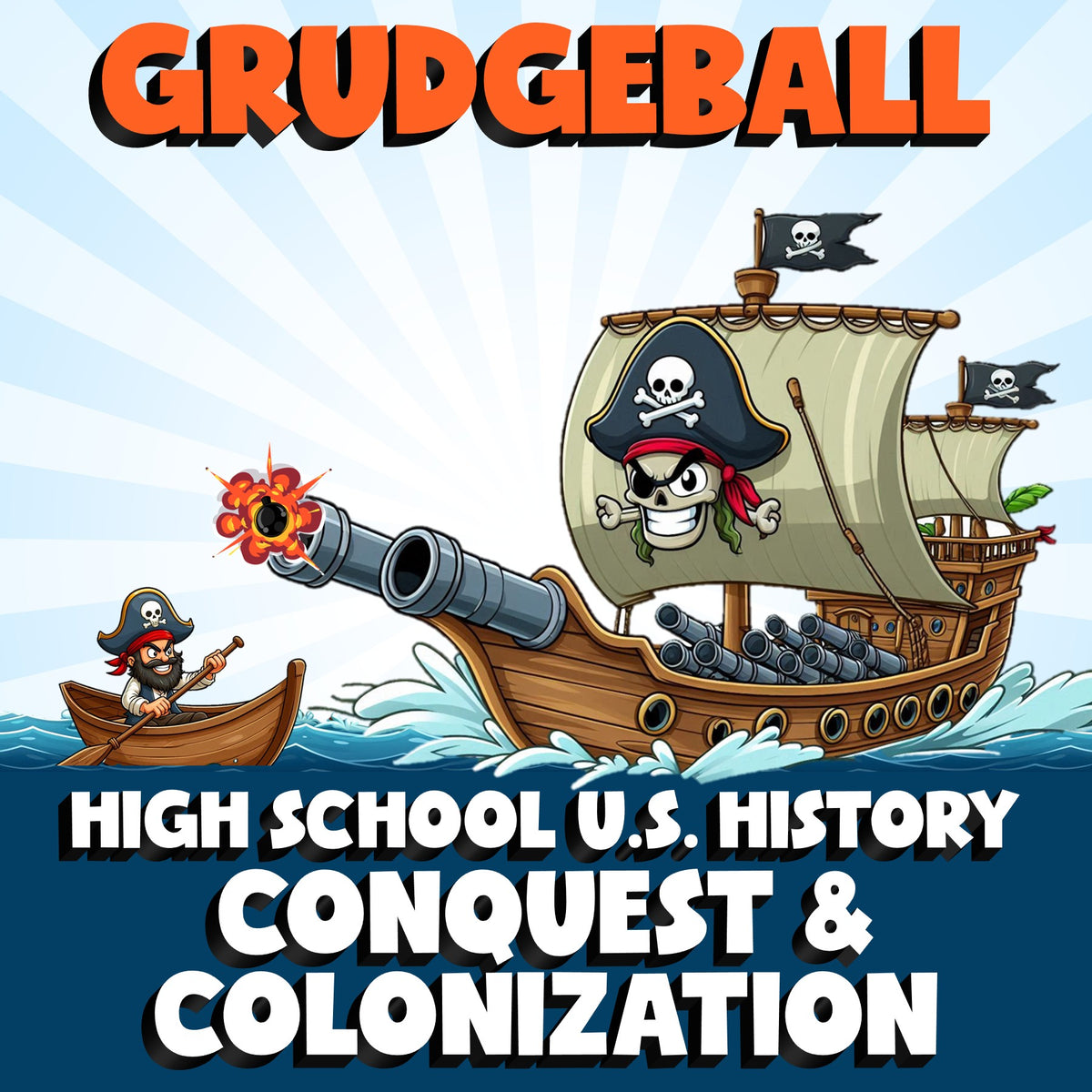 Conquest & Colonization GRUDGEBALL U.S. History Game - No Prep Review Activity