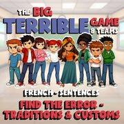 Find the Error - Traditions & Customs BIG TERRIBLE GAME - French Exercise