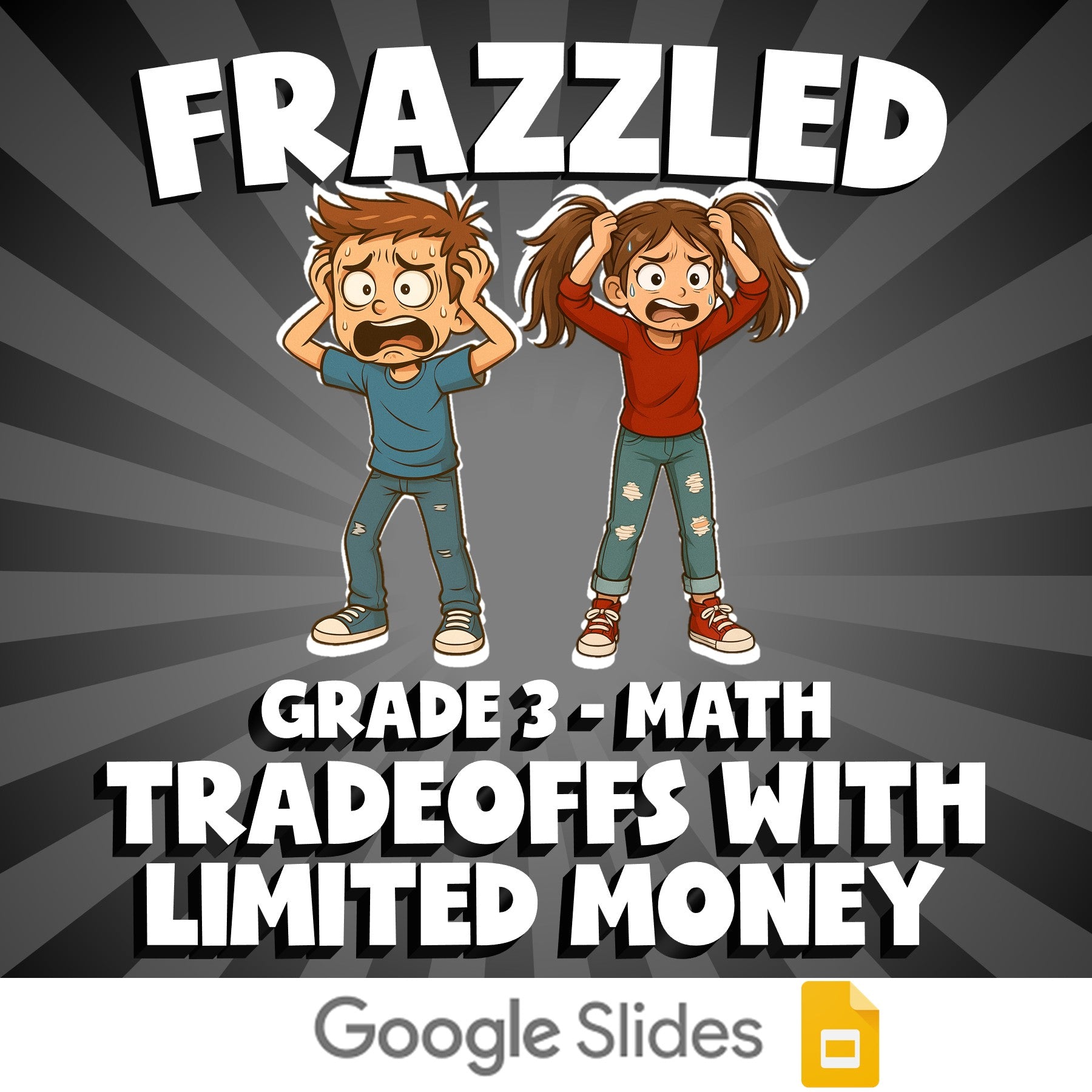 Tradeoffs with Limited Money FRAZZLED Math Game - No Prep Grade 3 Review