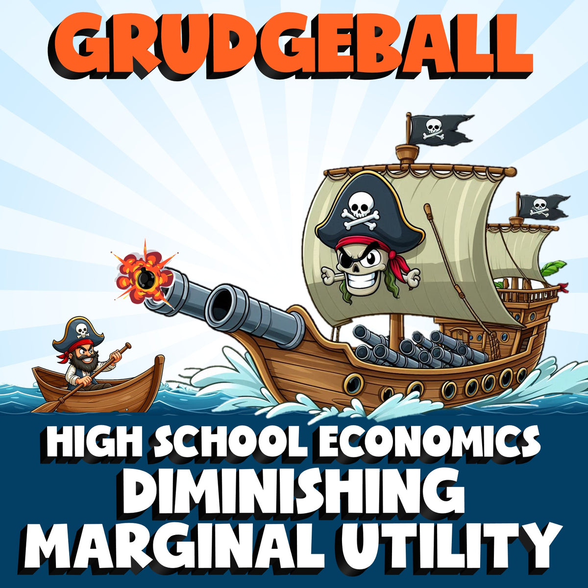 Diminishing Marginal Utility GRUDGEBALL Economics Game - No Prep Review Activity