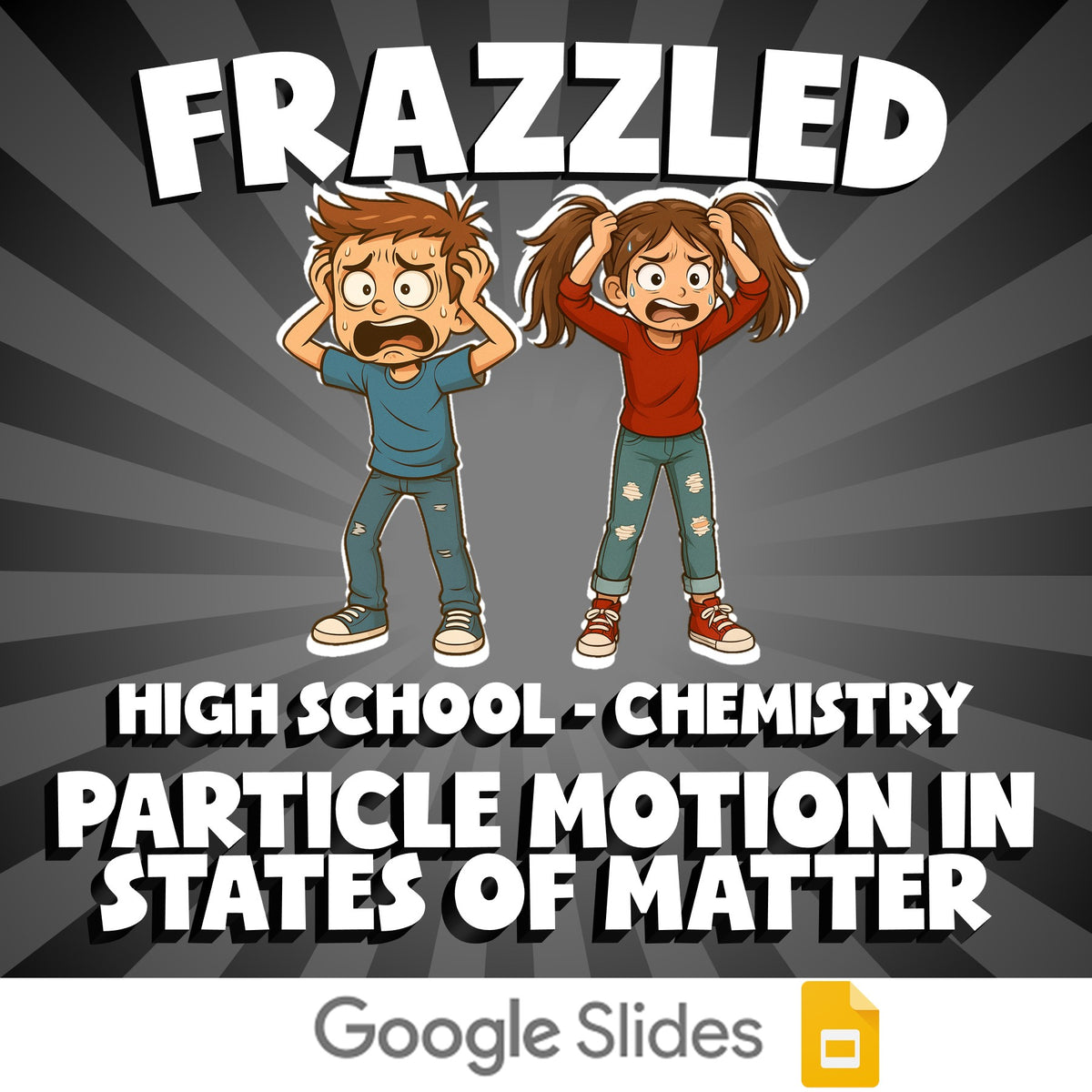 Particle Motion in States of Matter FRAZZLED Science Game - No Prep Chemistry