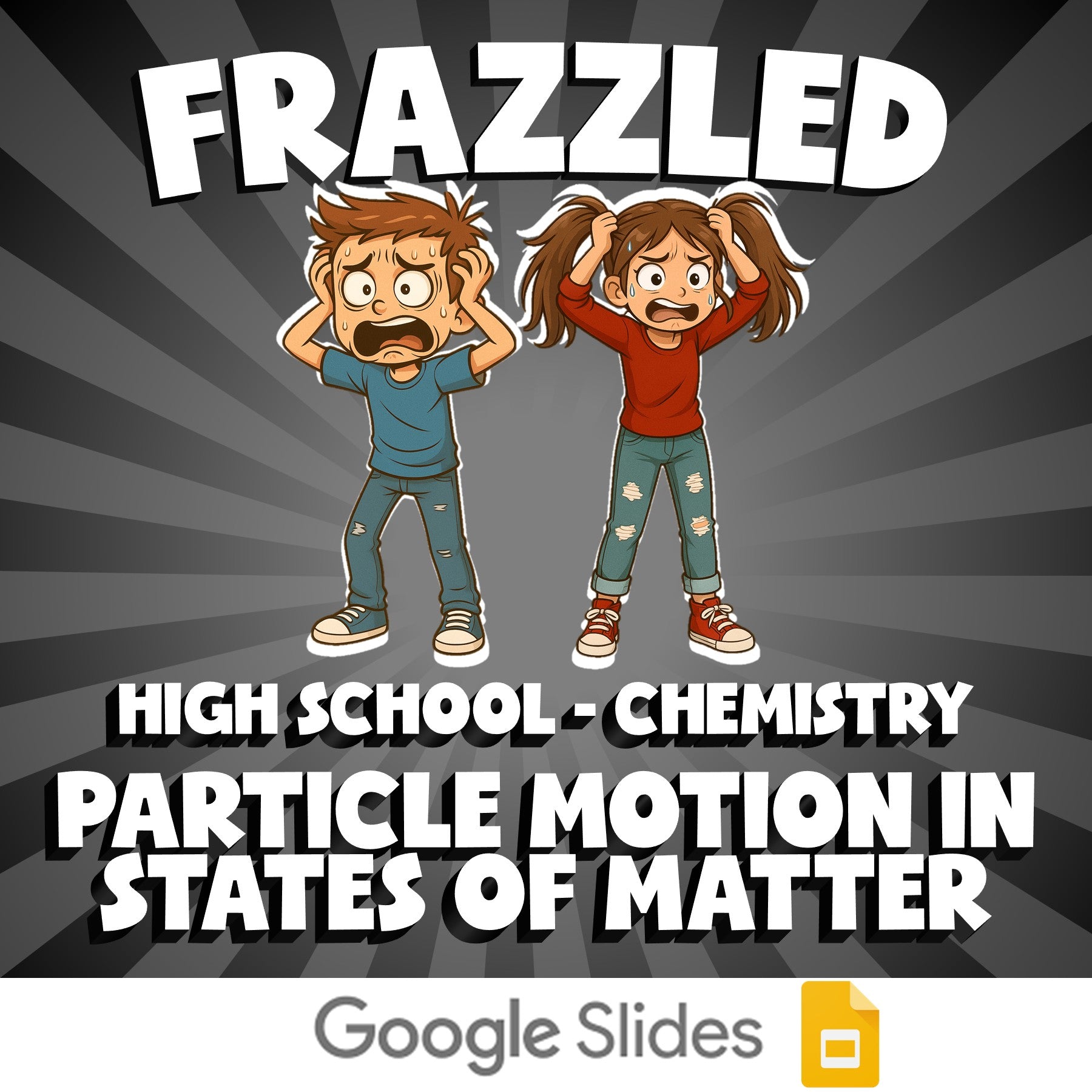 Particle Motion in States of Matter FRAZZLED Science Game - No Prep Chemistry