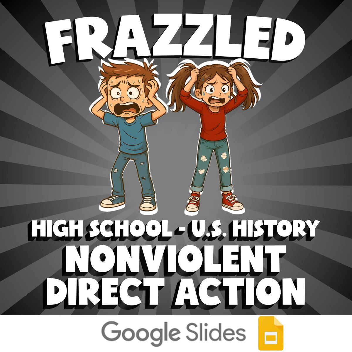 Nonviolent Direct Action FRAZZLED U.S. History Game - No Prep Review Activity