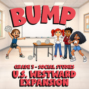 U.S. Westward Expansion BUMP Socials Game - No Prep Grade 5 Review Activity