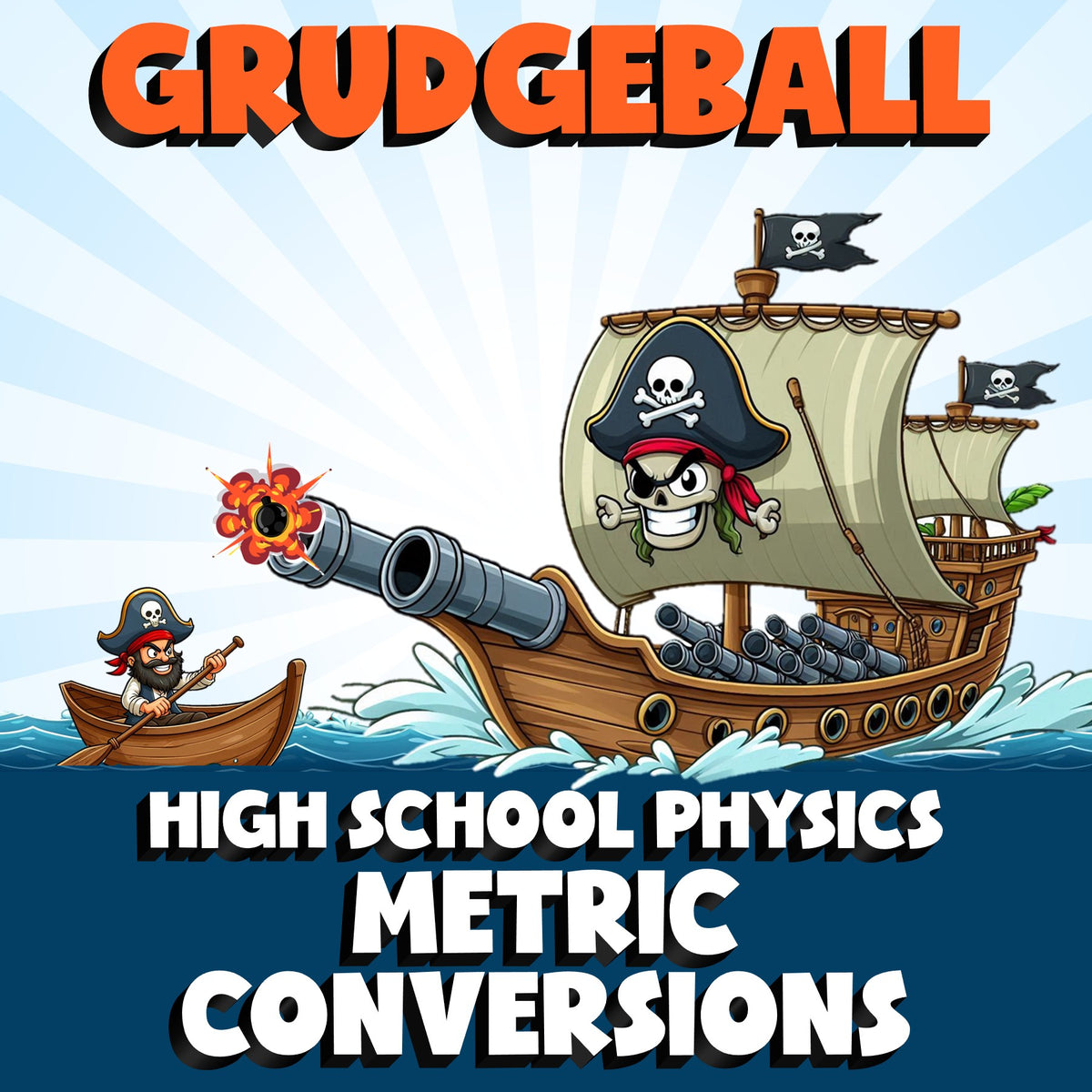 Metric Conversions GRUDGEBALL Science Game - No Prep Physics Review Activity